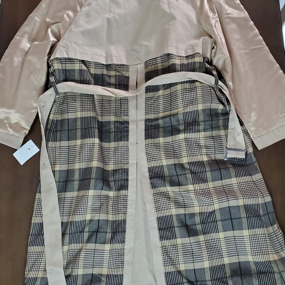 French connection Anais Check Belted  trench - Picture 4 of 6